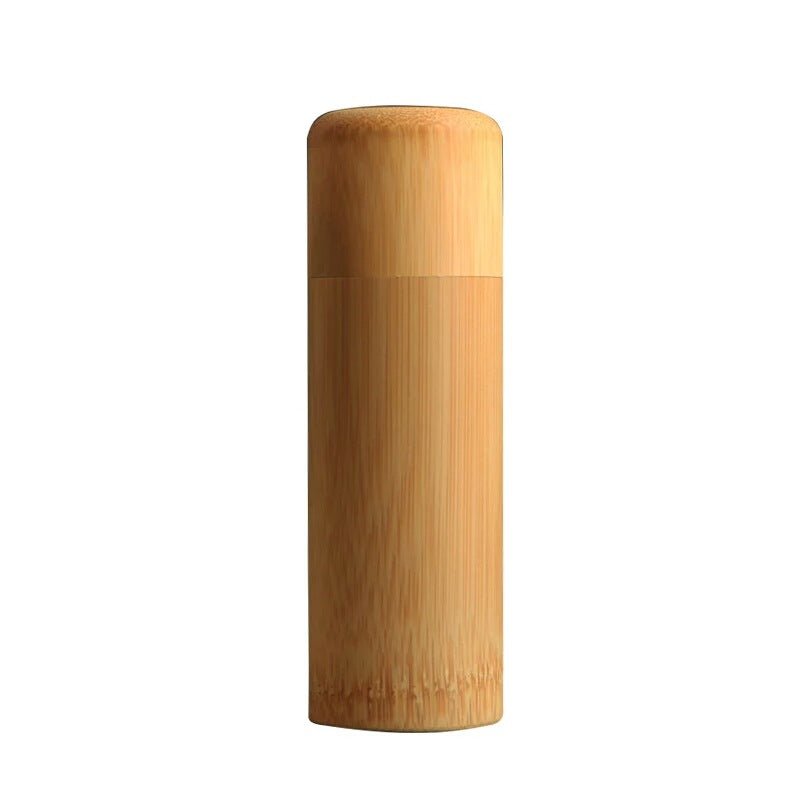 Natural Bamboo Tea Canister – 12CM